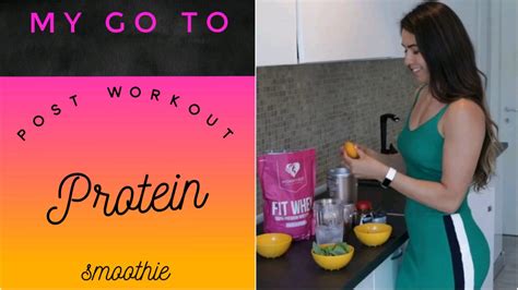 Post Workout Protein Shake (under 300 cals) | Just Get Fit