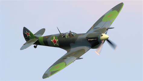 Supermarine Spitfire Lf Mklx G Ptix Pt879 Russian Air Forc Flickr