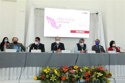 INE realiza el Foro Estatal sobre Distritación Electoral en Zacatecas