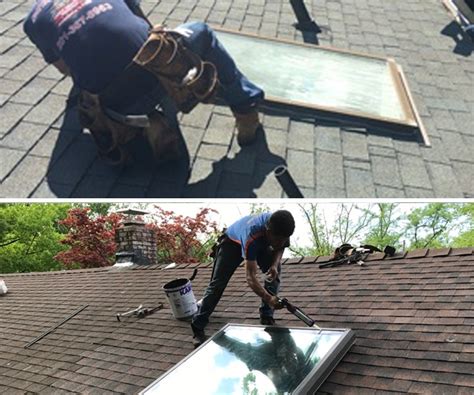 Skylight Repair Service Near Nj Three Brothers Roofing Contractors Flat Roof Leak Repair