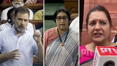 Woman Mps Of Bjp Seek Action Against Rahul For Blowing Flying Kiss