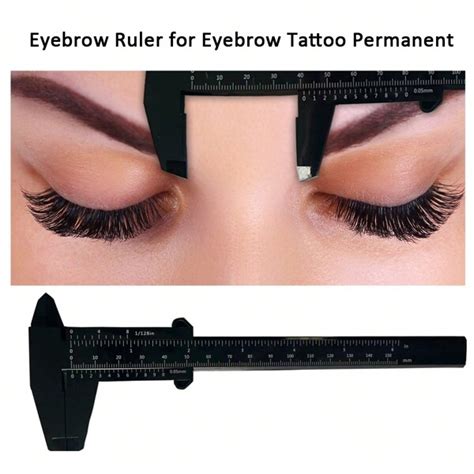 1PC Tattoo Eyebrow Ruler And Eyebrow Guide Ruler Permanent Tools For