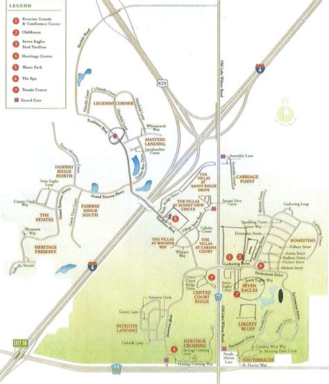 Hapi Florida Rentals Site Plan Showing Reunion Resort Layout