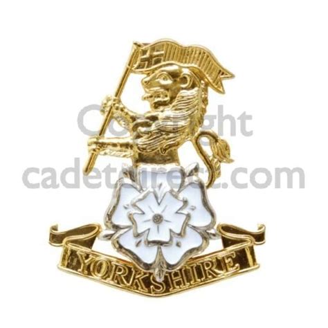 The Yorkshire Regiment Service Dress Cap Badge Cadet Direct