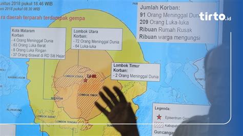 Penyebab Gempa Lombok Akibat Pergerakan Sesar Naik Flores