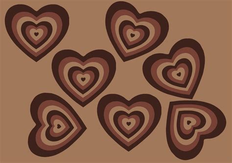 S Brown Love Heart Sticker Removable And Adjustable Y K Etsy