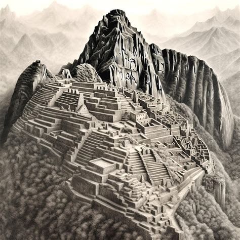 Premium AI Image | ancient Inca ruin of machu picchu