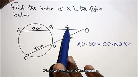 Intersecting Chords Intersecting Secants Theorem Youtube