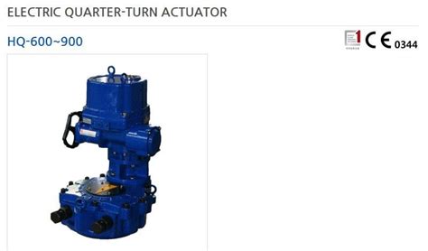 Hkc Electric Quarter Turn Actuator Hq 600~900 Tradekorea