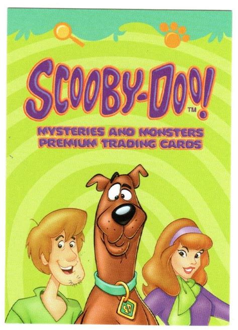 Scooby Doo Mysteries And Monsters Premium Trading Cards 01 Americas