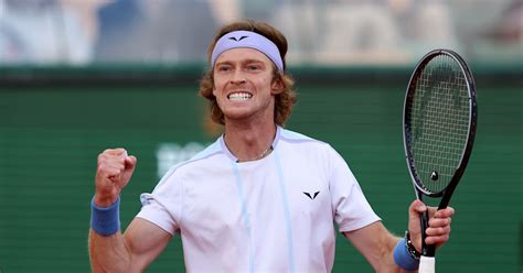 Monte Carlo Masters 2023 Andrey Rublev Outlasts Holger Rune To Win