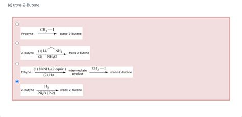 Solved Starting With Ethyne Outline Syntheses Of Each Of Chegg