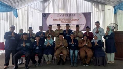 Hadiri Halal Bihalal Yayasan Darul Irfan Sekda Depok Supian Suri