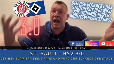 St Pauli Hsv Der Hsv Blamiert Seine Fans Und Wird Zur Schande