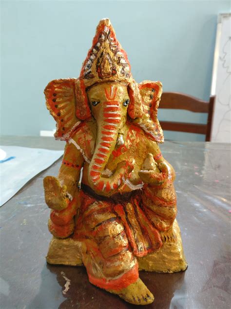 ganesha idol making workshop rangsangam art