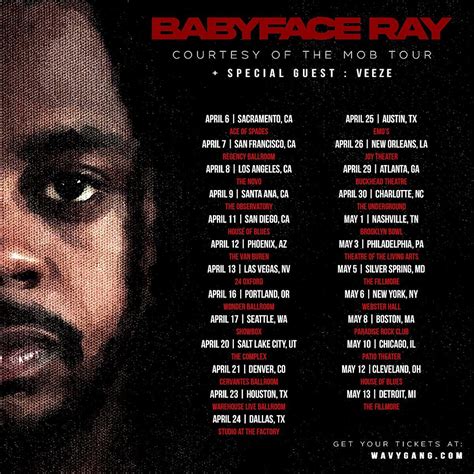 Babyface Ray announces spring tour with Veeze