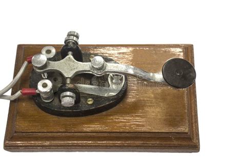 Old Morse Key Telegraph Stock Image Image Of Wood Message 57535631