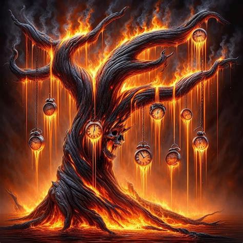 Premium Photo Fantasy Tree Artwork