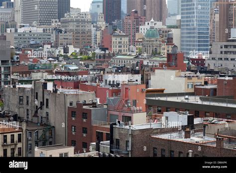 Urban rooftops in New York City Stock Photo, Royalty Free Image ...