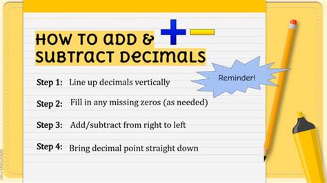 add subtract  multiply decimals lesson
