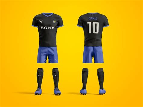 Football Kit Psd Free Mockup Free Mockup