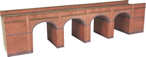 PN140 N Scale Red Brick Viaduct - Metcalfe Models