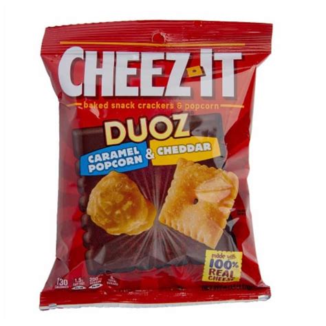 Sunshine Cheez It Duoz Caramel Popcorn and Cheddar Cracker, 4 Ounce -- 6 per case., 6-4 OUNCE ...