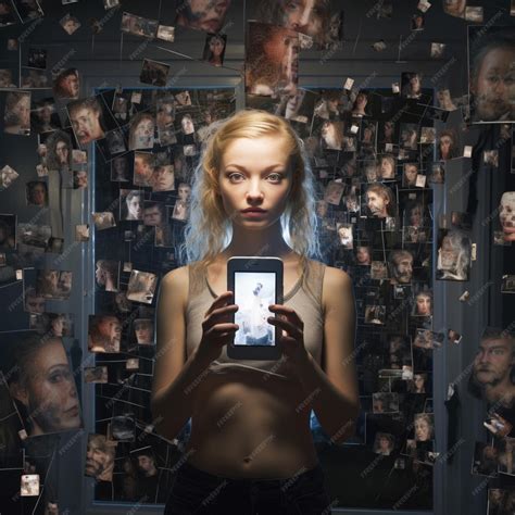 Premium AI Image | Virtual Mirrors Explore identity and self perception