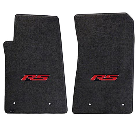 Lloyd Camaro Ultimat Front Floor Mats With Rs Logo Black