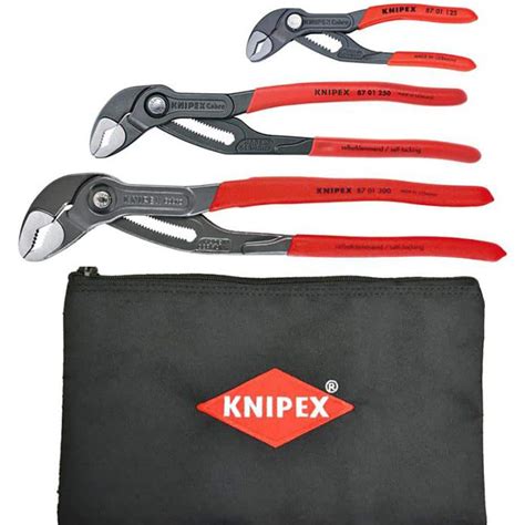 Knipex Plier Set 3 Pc Tongue And Groove Pliers Msc Direct