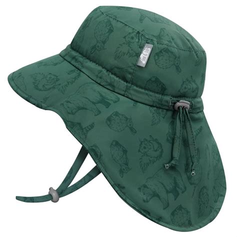 Kids Water Repellent Adventure Hats Forest Friends Jan And Jul