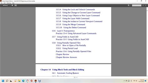 Autocad Beginning And Intermediate Toc Youtube