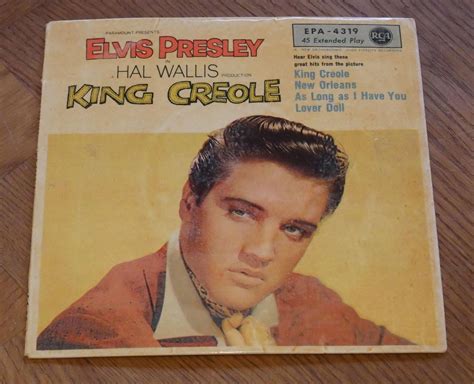 ELVIS EP King Creole RCA EPA 1958 side Open 420630522 ᐈ Köp på