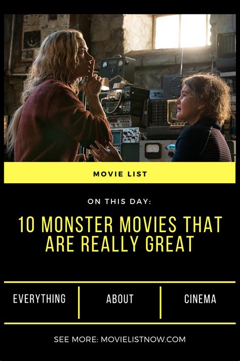 10 Monster Movies That Are Really Great Movie List Now In 2021