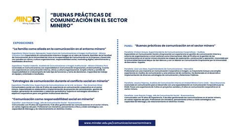 Conversatorio Buenas Prácticas de Comunicación en el Sector Minero