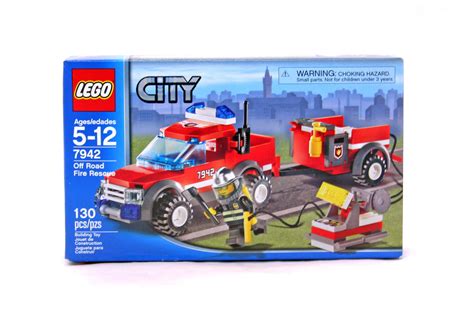 Off Road Fire Rescue Lego Set Nisb Building Sets City