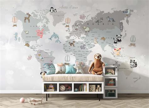 Cute World Map – digitalwalls-in