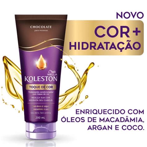 Koleston Condicionador Toque De Cor Chocolate 200ml Shopee Brasil