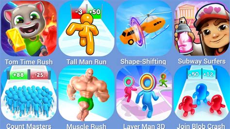 Tom Time Rush Tall Man Run Shape Shifting Subway Surfer Count