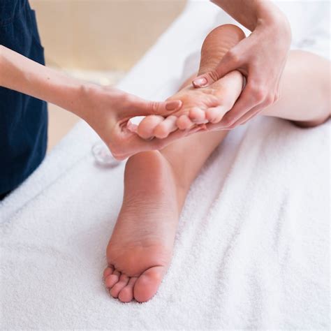 Premium Photo | Spa treatment with foot massage