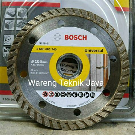 Jual BOSCH Mata Potong Keramik Marmer Granit 4 Inch Diamond Cutting