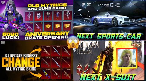 Pubg Mobile New Anniversary Crate Is Here Update Mythic Gunskin