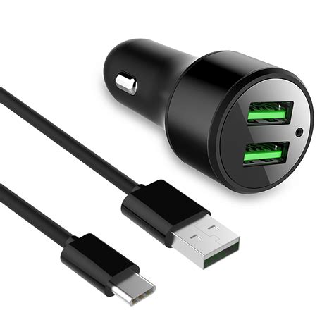 Fast Charger for Motorola Droid Turbo 2 Charger Fast Car Charger + Type