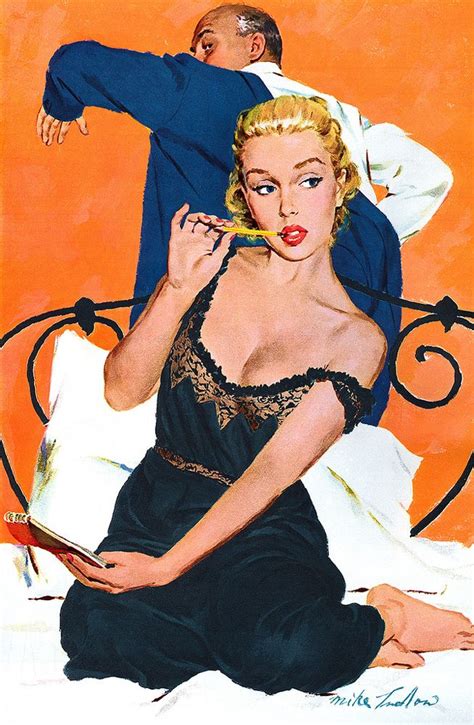 Mike Ludlow Fue Un Ilustrador De Glamour Que Hizo Muchos Trabajos