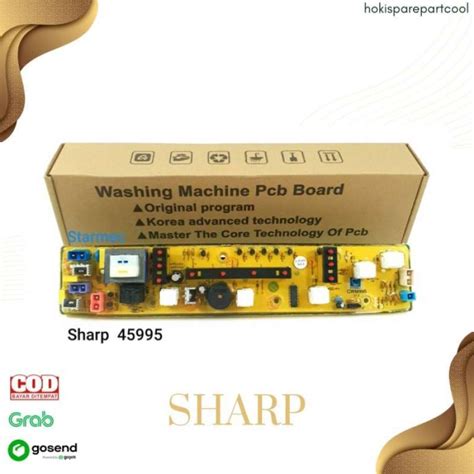 Jual Modul Pcb Mesin Cuci Sharp Es F800h Es F800h Esf800h Es F850h B S