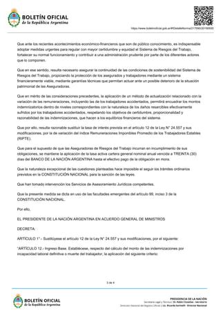 Dni Riesgos Del Trabajo Pdf