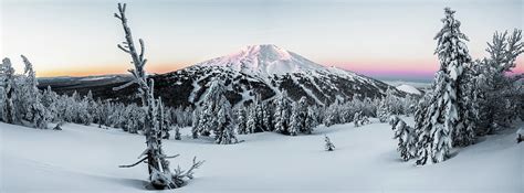 Mount Bachelor at Sunrise Photograph by Mike Albright - Fine Art America