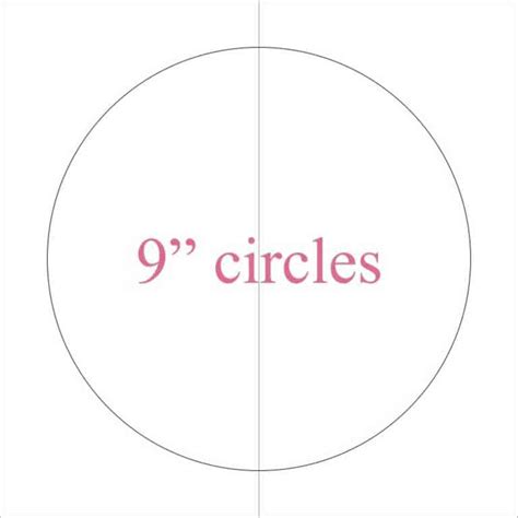 Free Printable Circle Templates & Stencils | Large Medium & Small