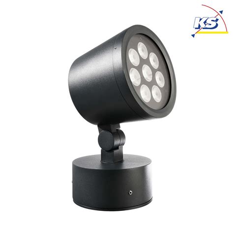 Outdoor LED Strahler 25W RGBW IP65 24V DC RGB 3000K 1140lm 20