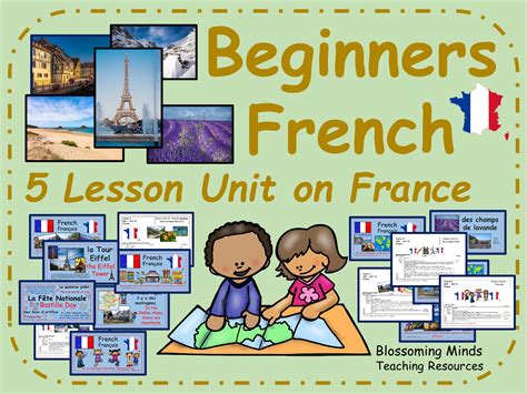 French 5 Lesson Unit Bundle : France | Teaching Resources